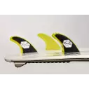 Surfboard fins Feather Fiberglass Yellow & Black