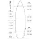 Capas de surf Roam Daylight Shortboard