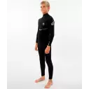 Wetsuit Rip Curl Flash-Bom 4/3mm Zip Free  Junior