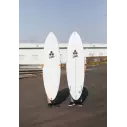 Surfplank Channel Island Zwart en Wit