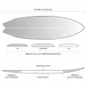 Surfbrett Slater Designs Great White