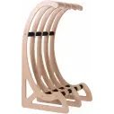 Verticaal surfplankenrek Surflogic Wooden Free standing surfboard rack