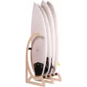 Estante vertical Surflogic Wooden Free standing surfboard rack