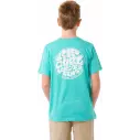 T-Shirt Rip Curl WETSUIT ICON TEE ­KIDS Acqua