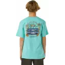 T-Shirt Rip Curl LOST ISLANDS ART TEE ­BOYS Acqua