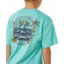 T-Shirt Rip Curl LOST ISLANDS ART TEE ­BOYS Acqua