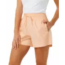 Rip Curl POPLIN CRUSHIN WALK SHORT BRIGHT PEACH