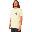 Camisa Rip Curl PASSAGE TEE VINTAGE YELLOW