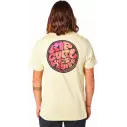 Camisa Rip Curl PASSAGE TEE VINTAGE YELLOW