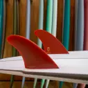 Ailerons de surf twin fins FCSII Christenson Twin PG Blood red