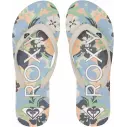 flip flops Roxy tahiti Black/Pink/Soft Lime