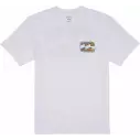 T-Shirt Billabong Crayon Wave white