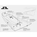 Aletas de bodyboard Stealth S2 Pinnacle Black/Volt