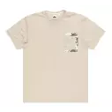 Camiseta quiksilver Behind Wave beige