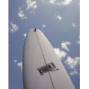 Tavola da surf Isola del Canale in Bianco e Nero