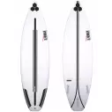 Tavola da surf Isola del Canale in Bianco e Nero