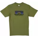 T-Shirt quiksilver step inside kaki