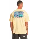 Tee Shirt quiksilver Take Us Back mellow yellow
