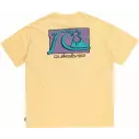 T-shirt quiksilver Take Us Back mellow yellow