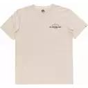 Tee Shirt quiksilver arched type beige