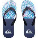 Tongs Quiksilver Molokai Art Blue 1