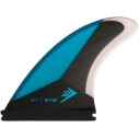 Quillas FIREWIRE VELOX 5 Fin set grey