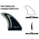Quilhas surf Firewire Machado 2+1 Fin Set