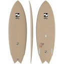 Surfboard Retro Fish MS Black Bass