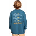 Sudadera Quiksilver Omni logo Hoodie Youth Nebulas Blue