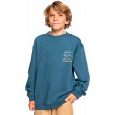 Felpa Quiksilver Omni logo Hoodie Youth Nebulas Blue