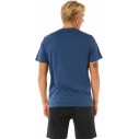 T-Shirt Rip Curl SURF PARADISE BADGE TEE Blue