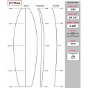 Foam de surf para tablas shortboard