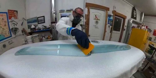How to laminate a surfboard